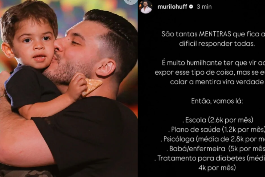 Murilo Huff rebate Dona Ruth e expõe comprovantes de gastos